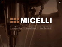 Tablet Screenshot of micelli.com